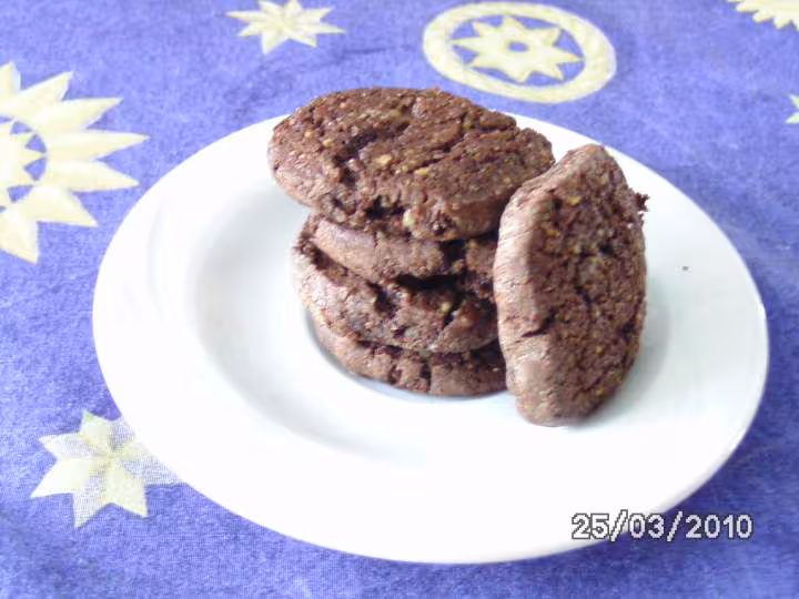 Sables chocolat noix