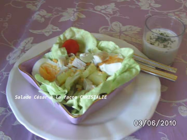 Salade cesar facon christalie