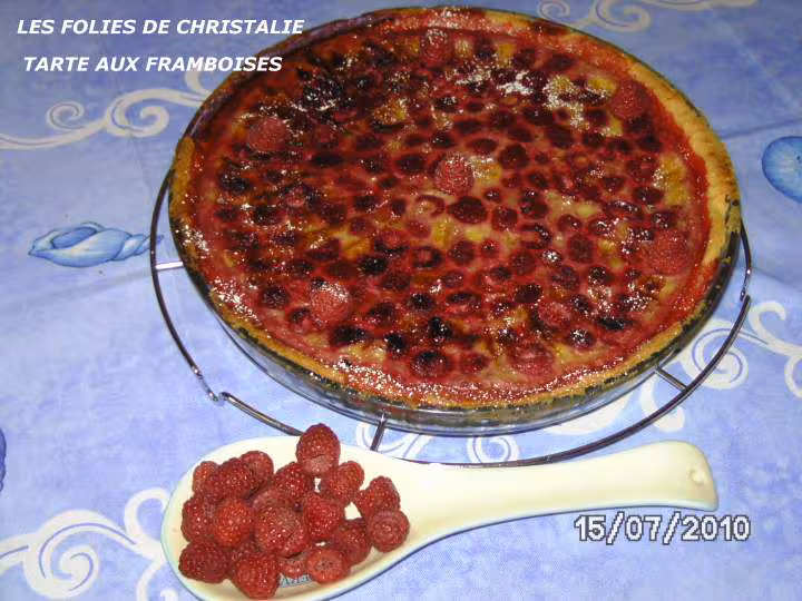 Tarte aux framboises