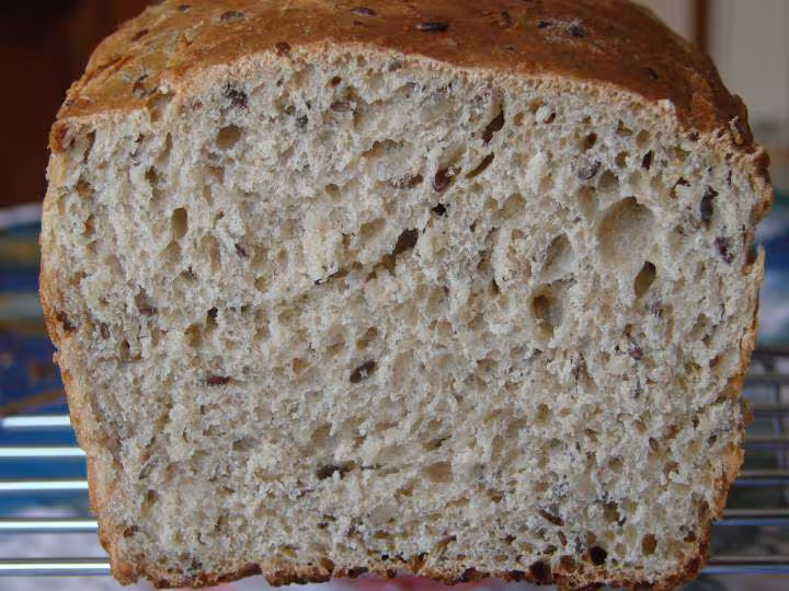 Pain au cereales sur poolish