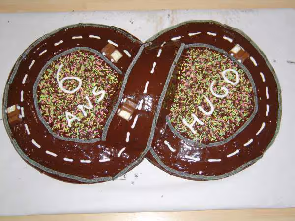 Gateau circuit chocolat