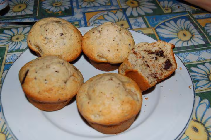 Muffins choco banane