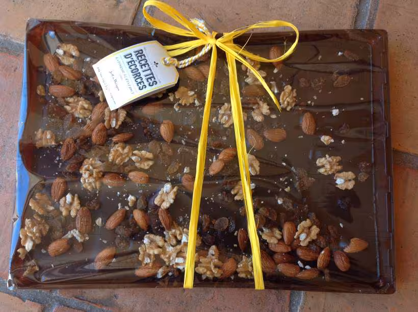 Chocolat aux mendiants