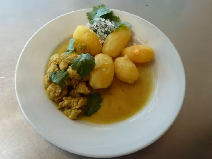Filet mignon de porc au curry