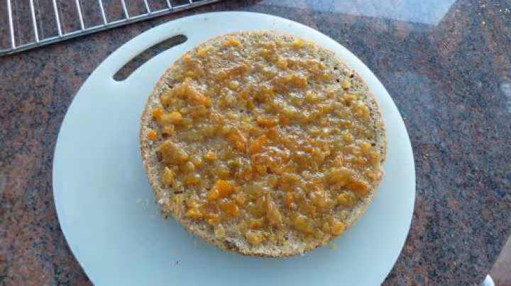 Fondant aux noix a la marmelade d orange