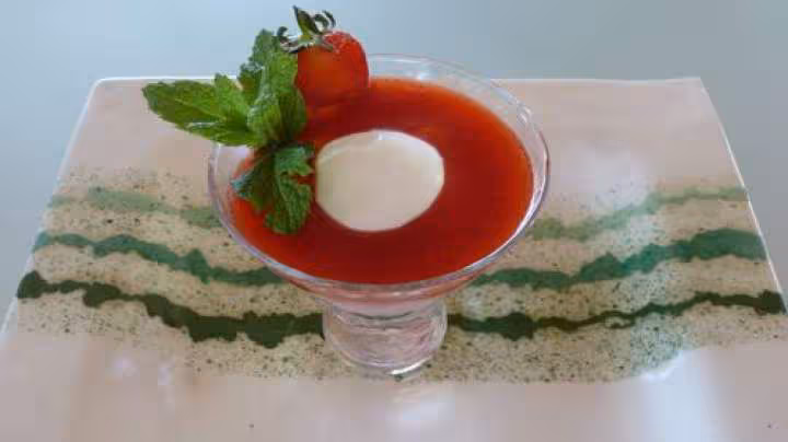 Mousse aux fraises