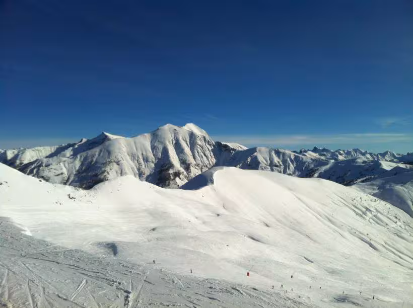 Sur les pistes