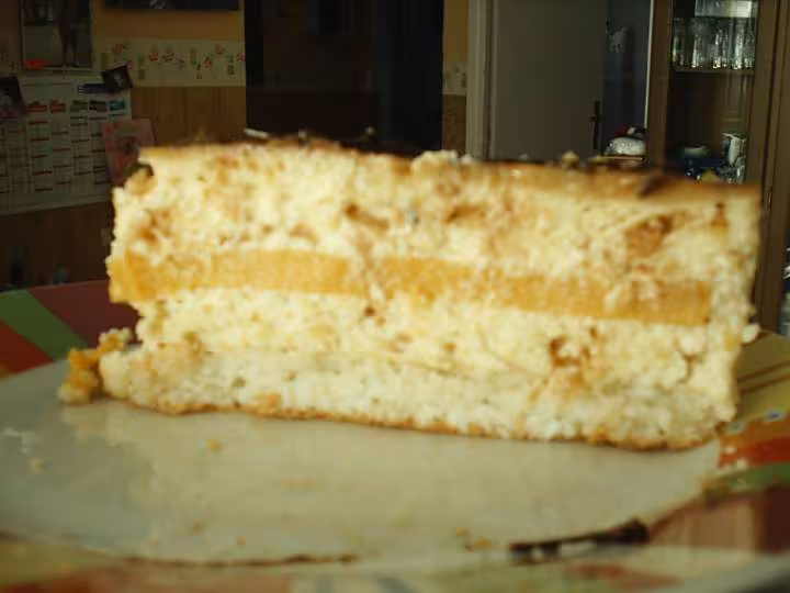 Part de nougatine coco