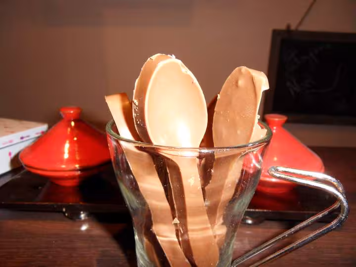Cuilleres chocolat au lait