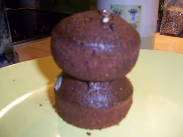 Financiers chocolat au coeur de lait