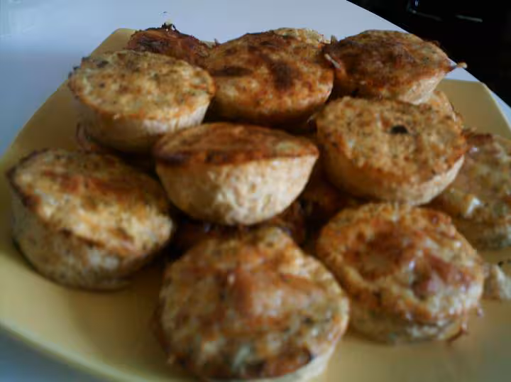 Petits flans de courgettes