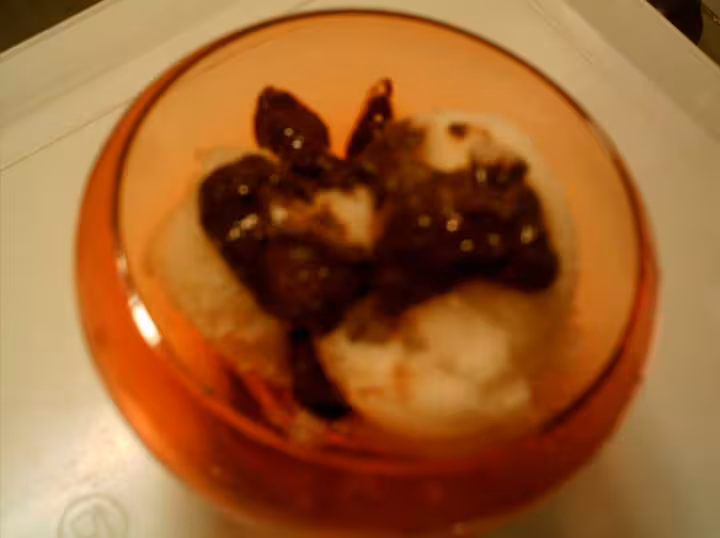 Sorbet poire chocolat