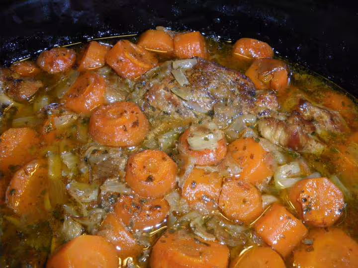 Agneau aux carottes a la mijoteuse