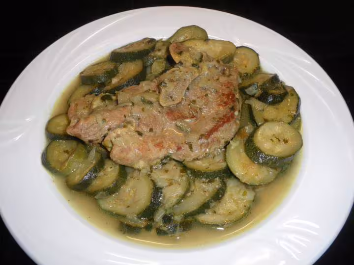 Agneau aux courgettes
