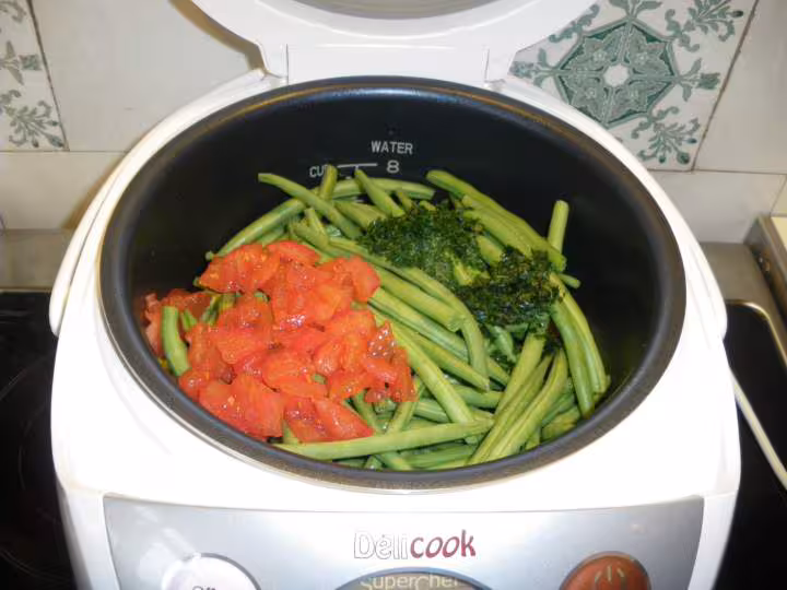 Agneau aux haricots verts