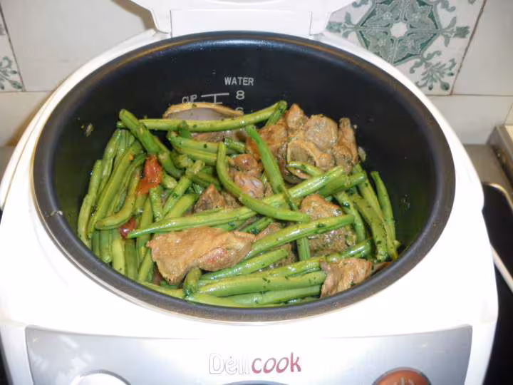 Agneau aux haricots verts