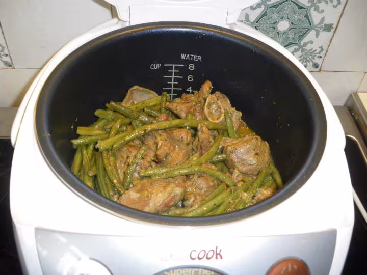 Agneau aux haricots verts