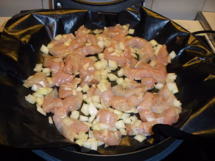 Blanc de poulet a la mangue