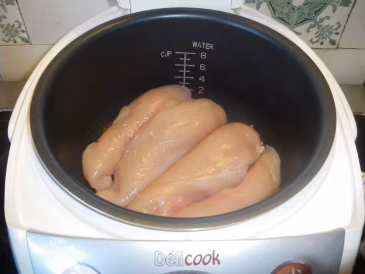 Blancs de poulet aux pommes
