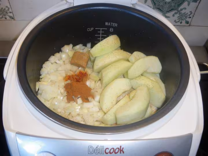 Blancs de poulet aux pommes