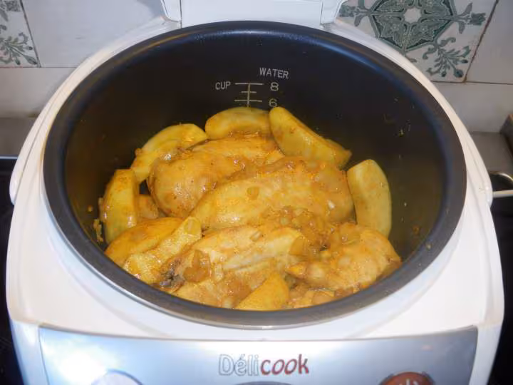 Blancs de poulet aux pommes