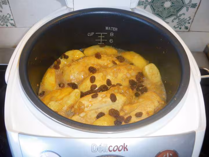 Blancs de poulet aux pommes