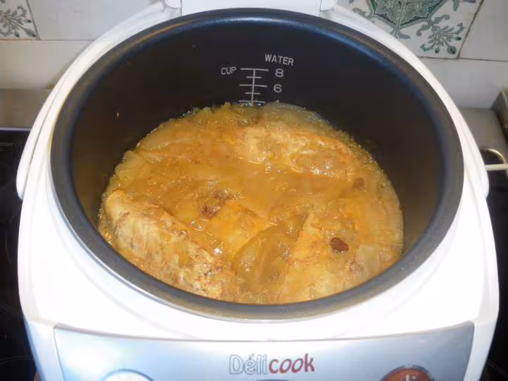 Blancs de poulet aux pommes