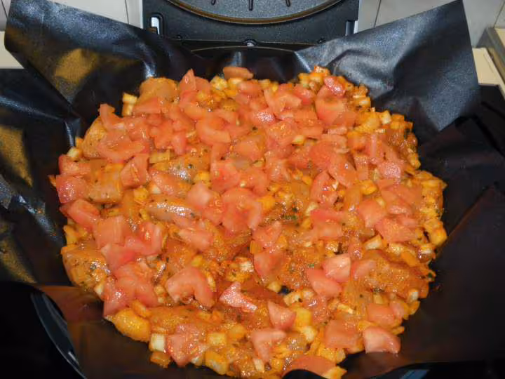 Blancs de poulet aux tomates