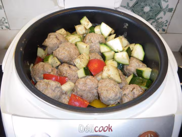Boulettes a la ratatouille