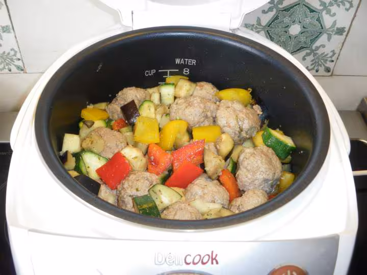 Boulettes a la ratatouille