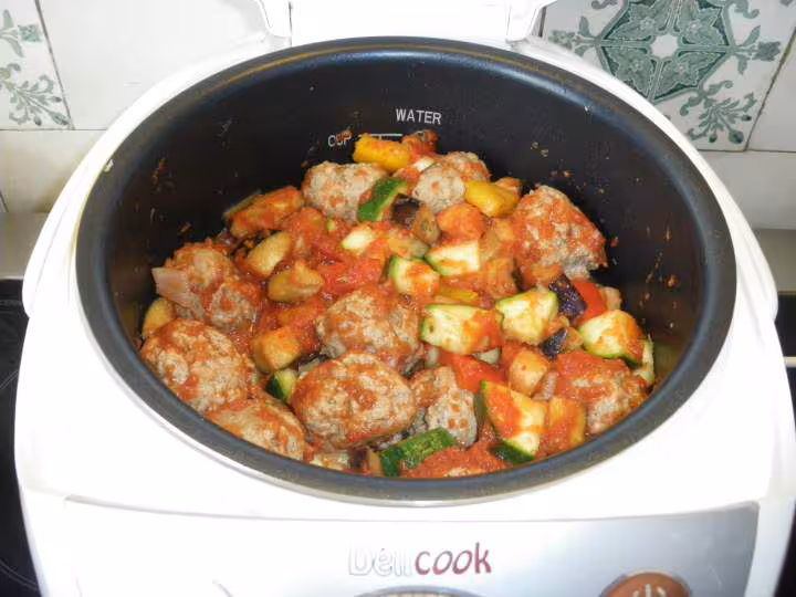 Boulettes a la ratatouille