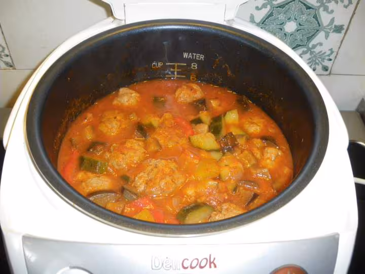 Boulettes a la ratatouille