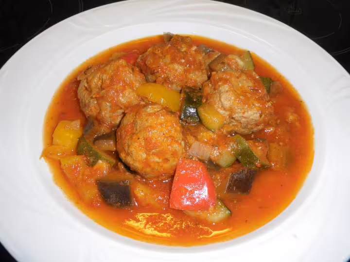 Boulettes a la ratatouille