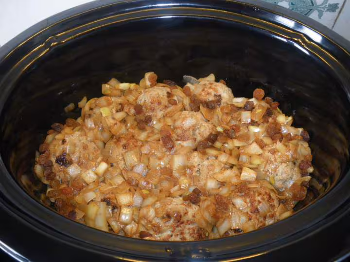 Boulettes de liege a la mijoteuse