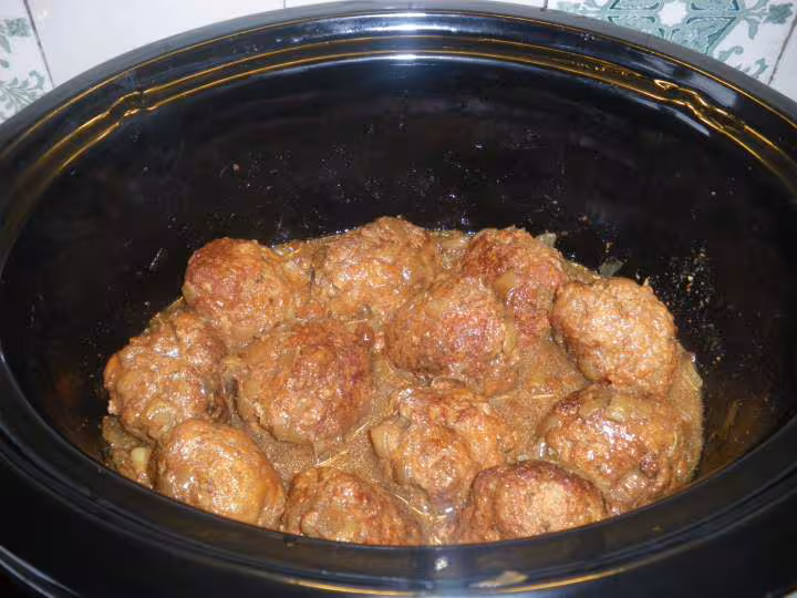 Boulettes de liege a la mijoteuse