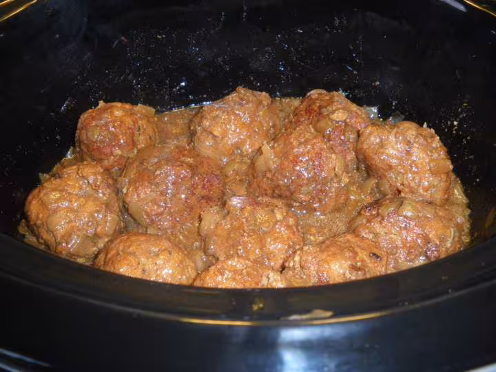 Boulettes de liege a la mijoteuse