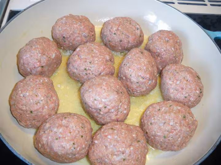 Boulettes de veau aux raisins