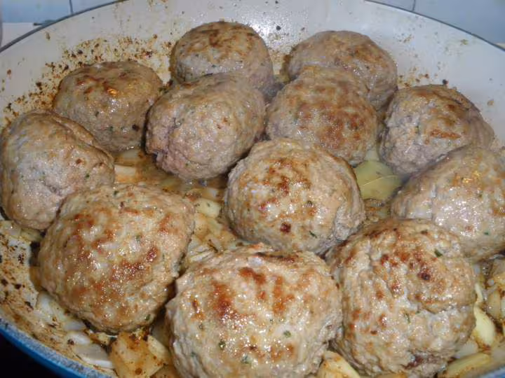 Boulettes deveau aux raisins