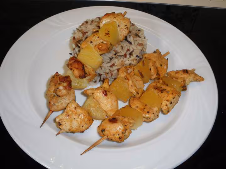 Brochettes de poulet cajun