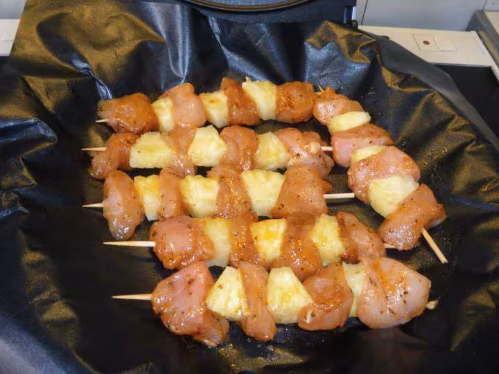 Brochettes de poulet cajun