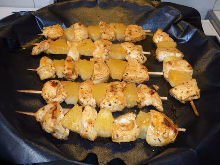 Brochettes de poulet cajun