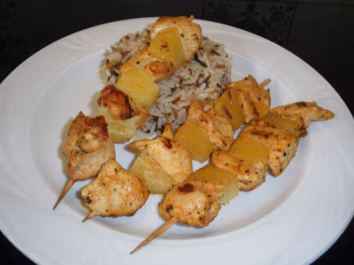 Brochettes de poulet cajun