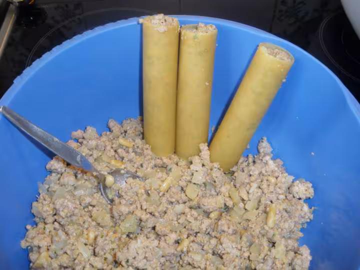 Canelloni sauce blanche