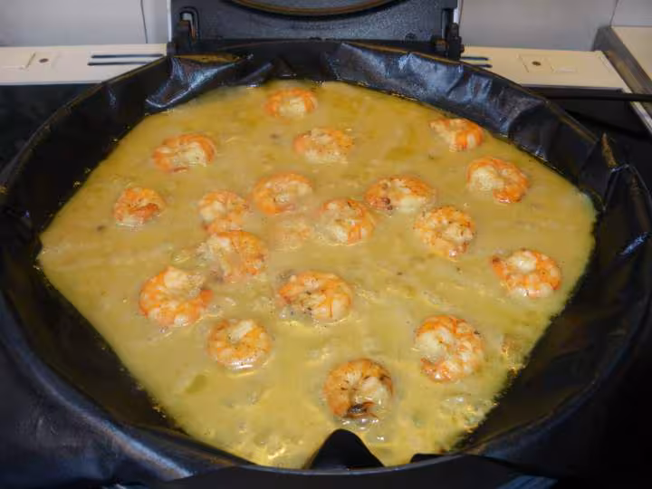 Crevettes au curry