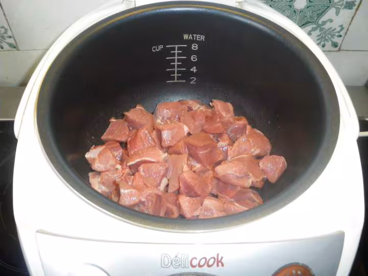 Dinde au curry rouge
