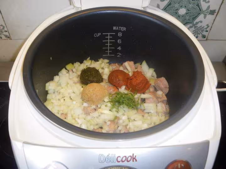 Dinde au curry rouge