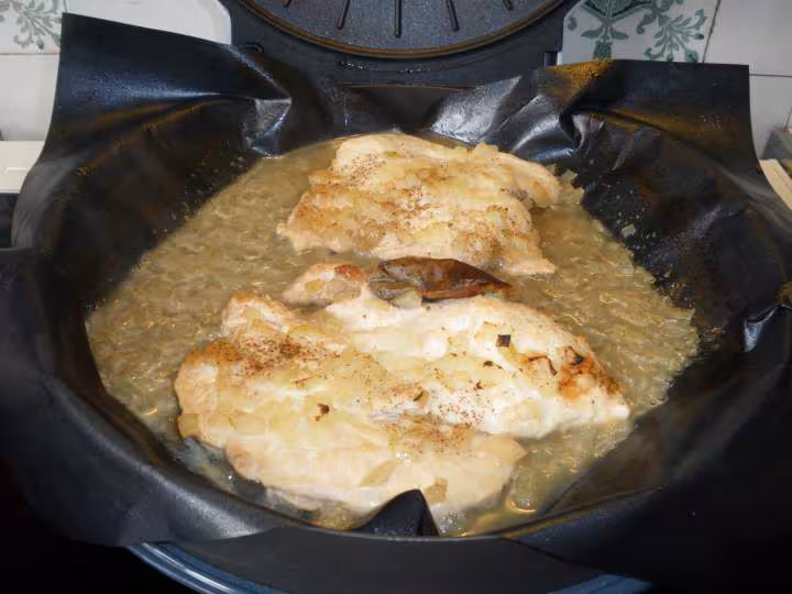 Escalopes de dinde aux 2 moutardes