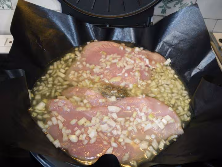 Escalopes de dindes aux 2 moutardes
