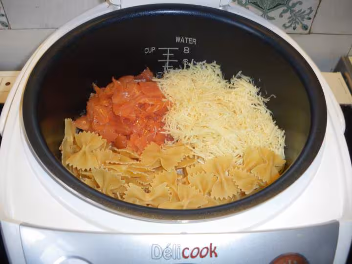 Farfalles au saumon