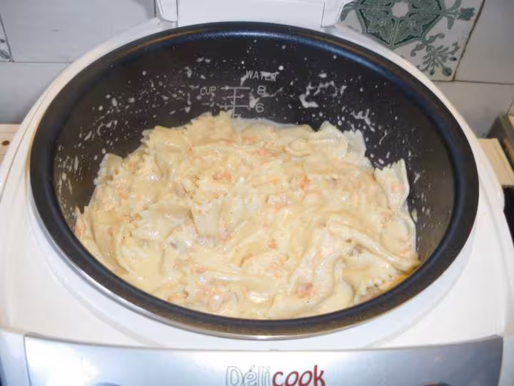 Farfalles au saumon